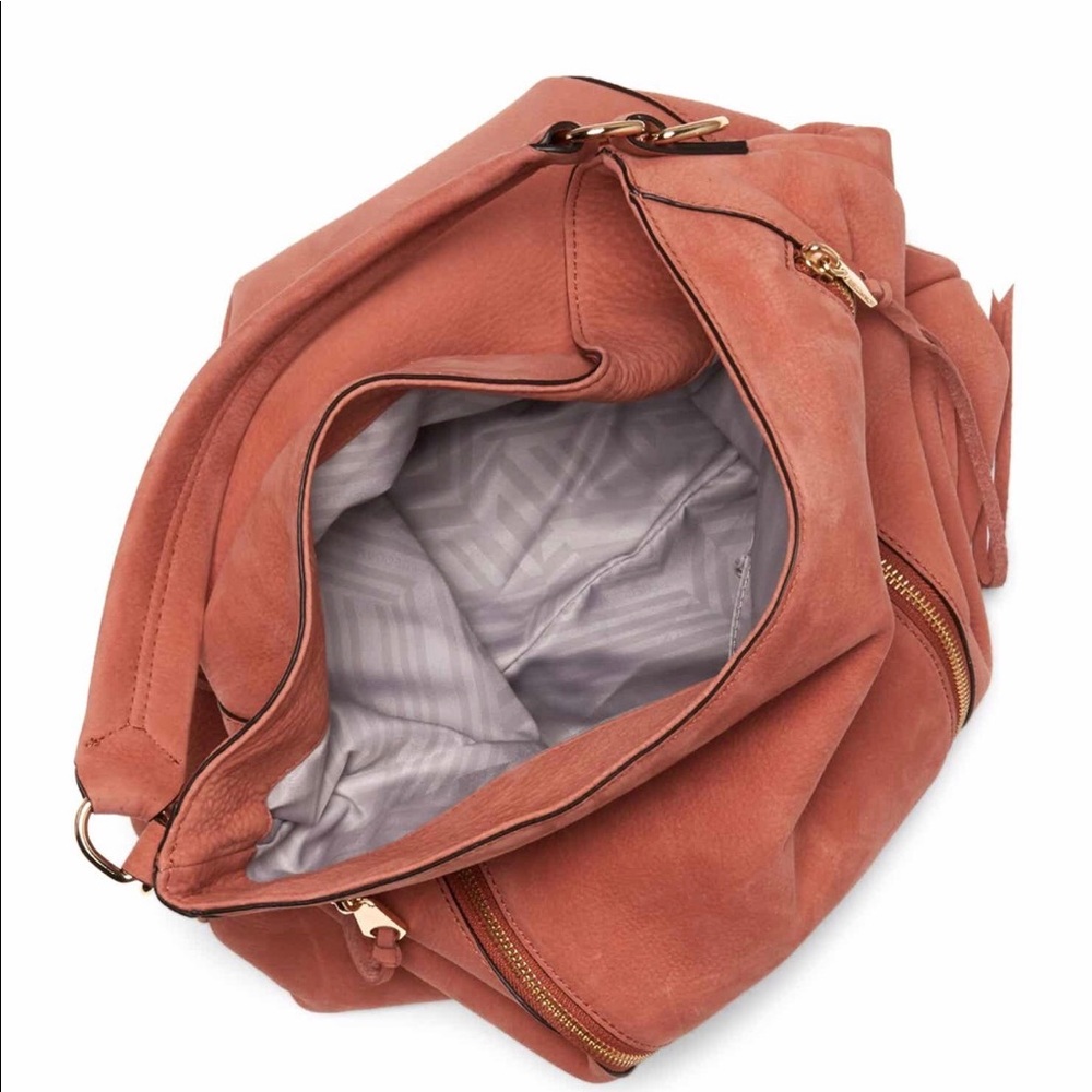 Rebecca Minkoff Moto Nubuck Leather Hobo - Picture 3 of 13